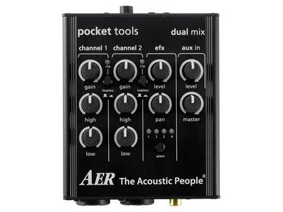 AER Pocket tools dual mix, un piccolo box DI tutto fare