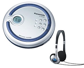 Lettore CD Portatile Adattatore Di Alimentazione Non Incluso Walkman Compatto Con Funzione Anti-Shock Di Protezione Elettronica Skip HOTT Personal Compact Player Con Cuffie