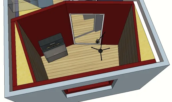 Progettazione Vocal booth Recording Studio